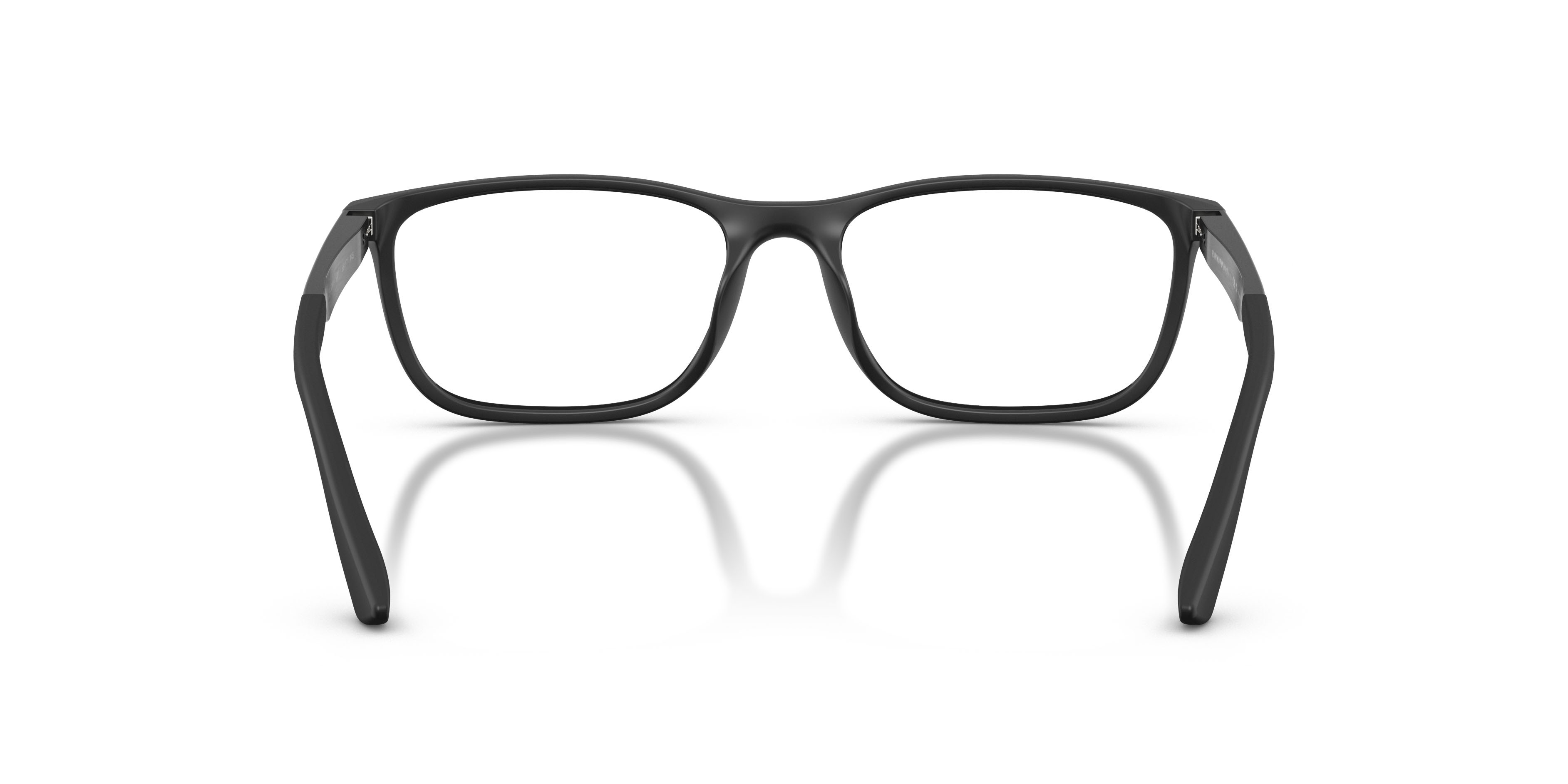 Eyeglasses Emporio Armani EA 3280U (5001) color nero opaco shape square lenses lente demo