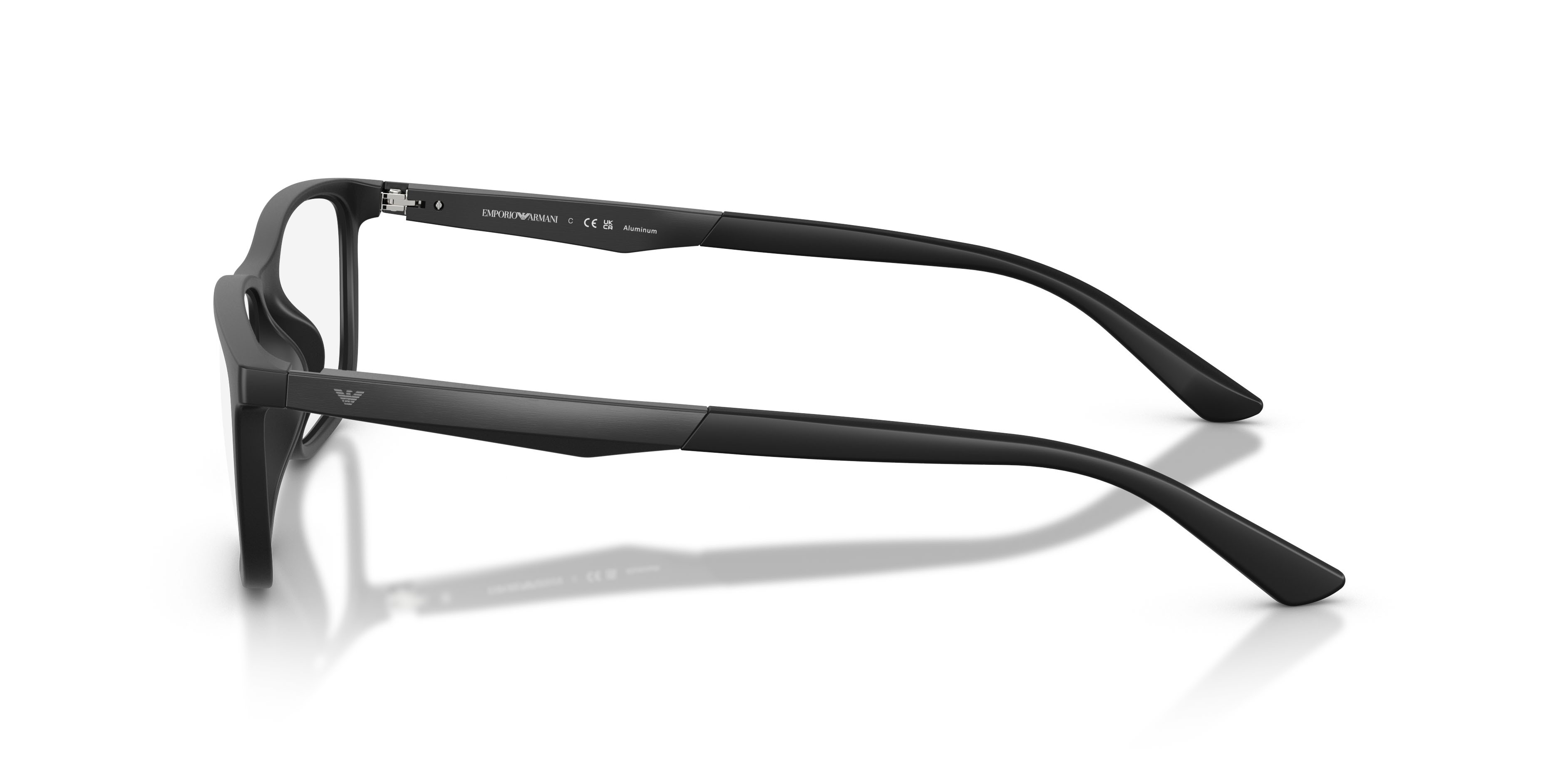 Eyeglasses Emporio Armani EA 3280U (5001) color nero opaco shape square lenses lente demo