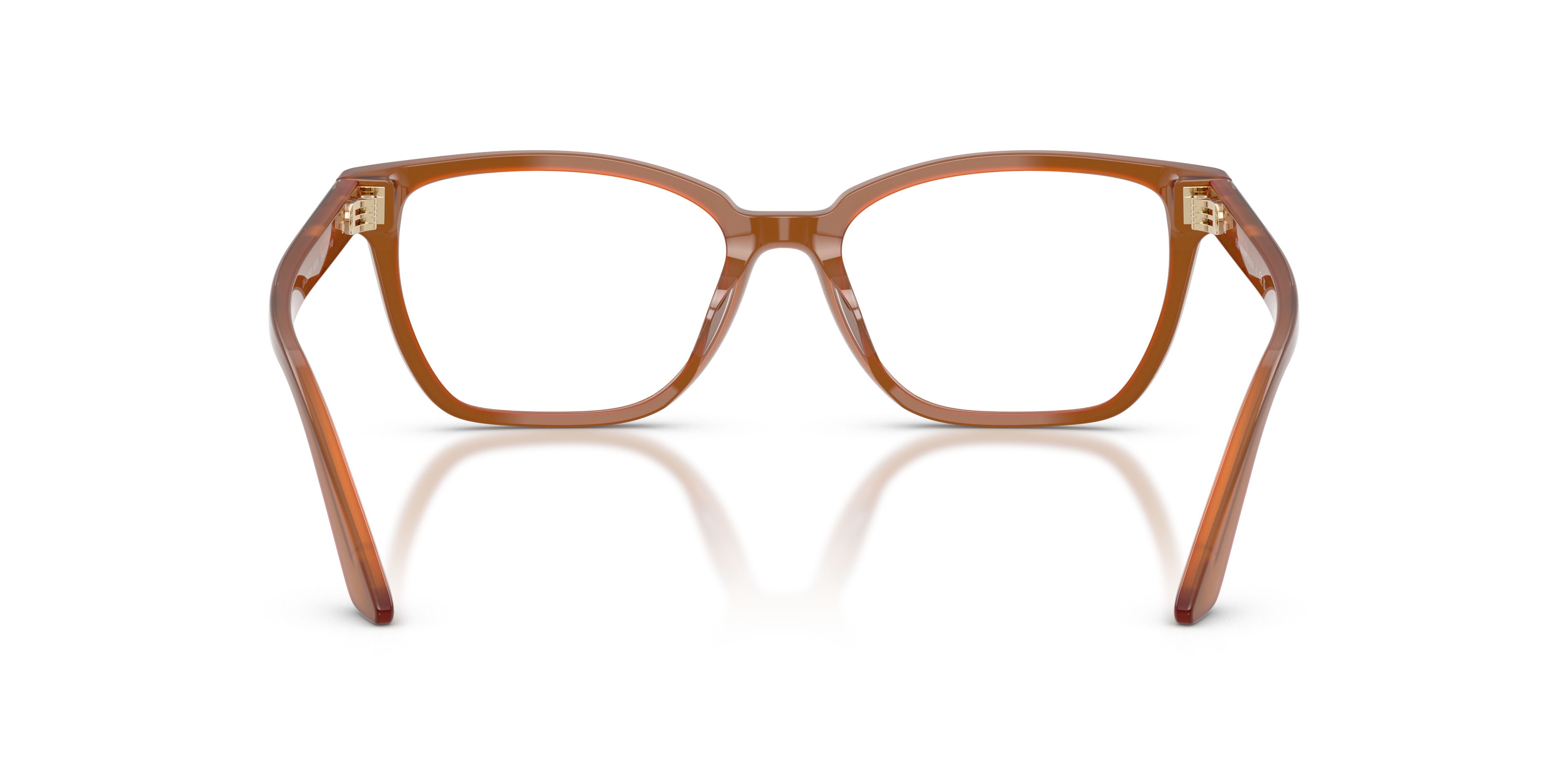 Eyeglasses Emporio Armani EA 3282BU (6376) color tabacco shape cat eye lenses lente demo