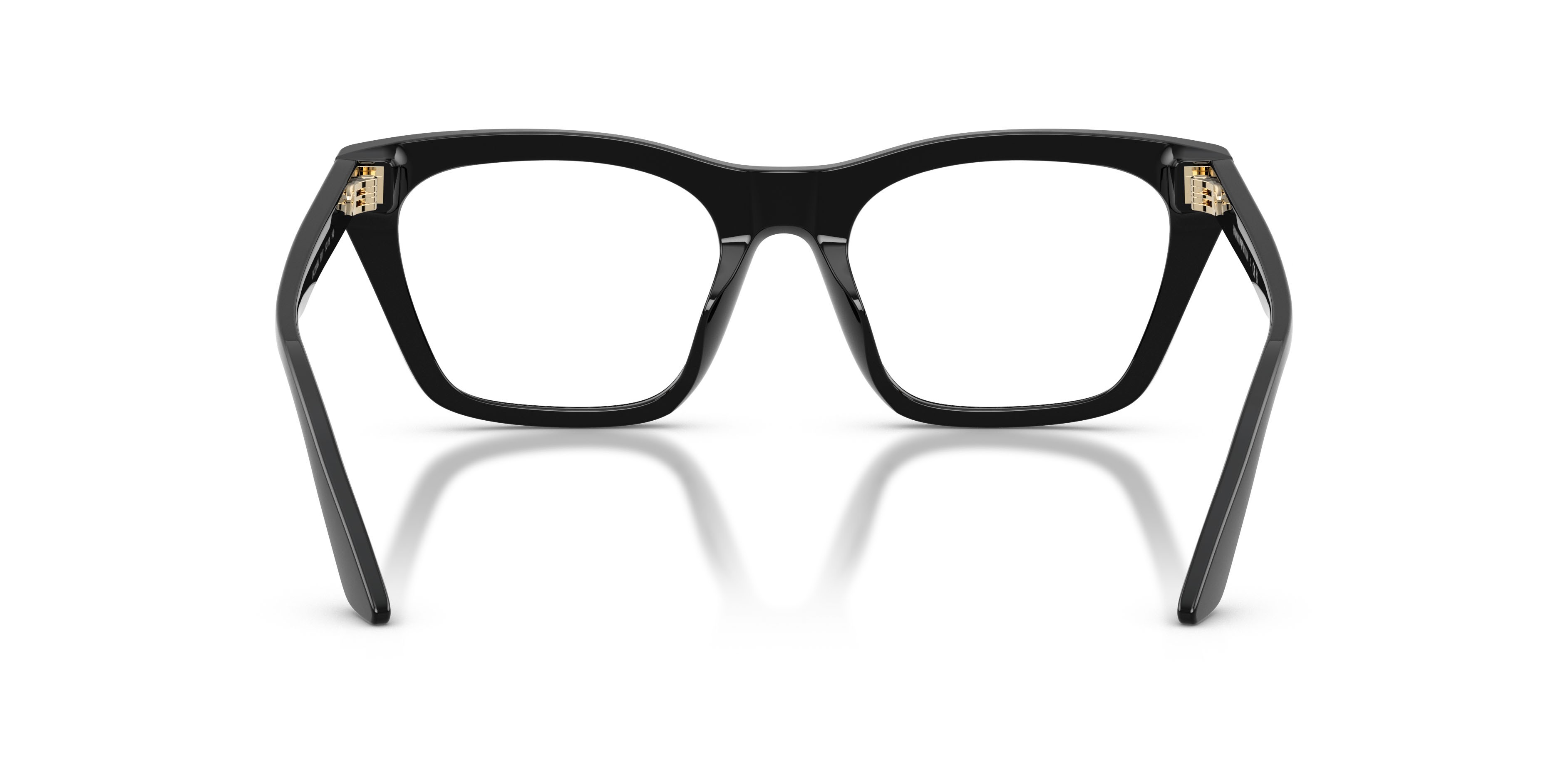 Eyeglasses Emporio Armani EA 3283BU (5017) color nero lucido shape cat eye lenses lente demo