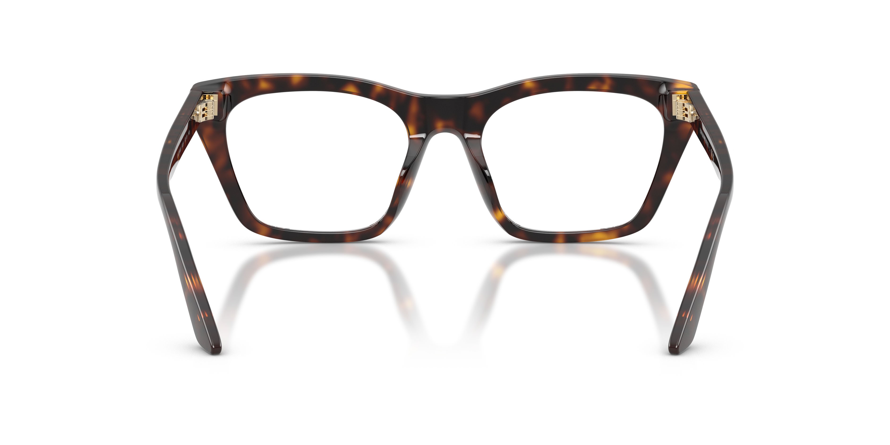 Eyeglasses Emporio Armani EA 3283BU (5026) color havana lucido shape cat eye lenses lente demo