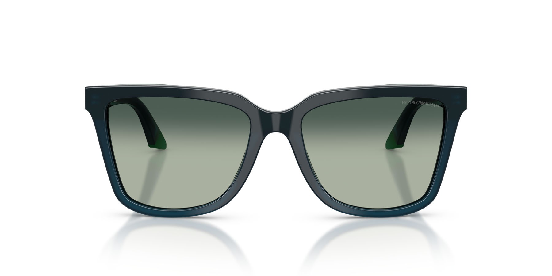 Sunglasses Emporio Armani EA 4261 (631919) color opal blue/green shape irregular lenses blu sfumato