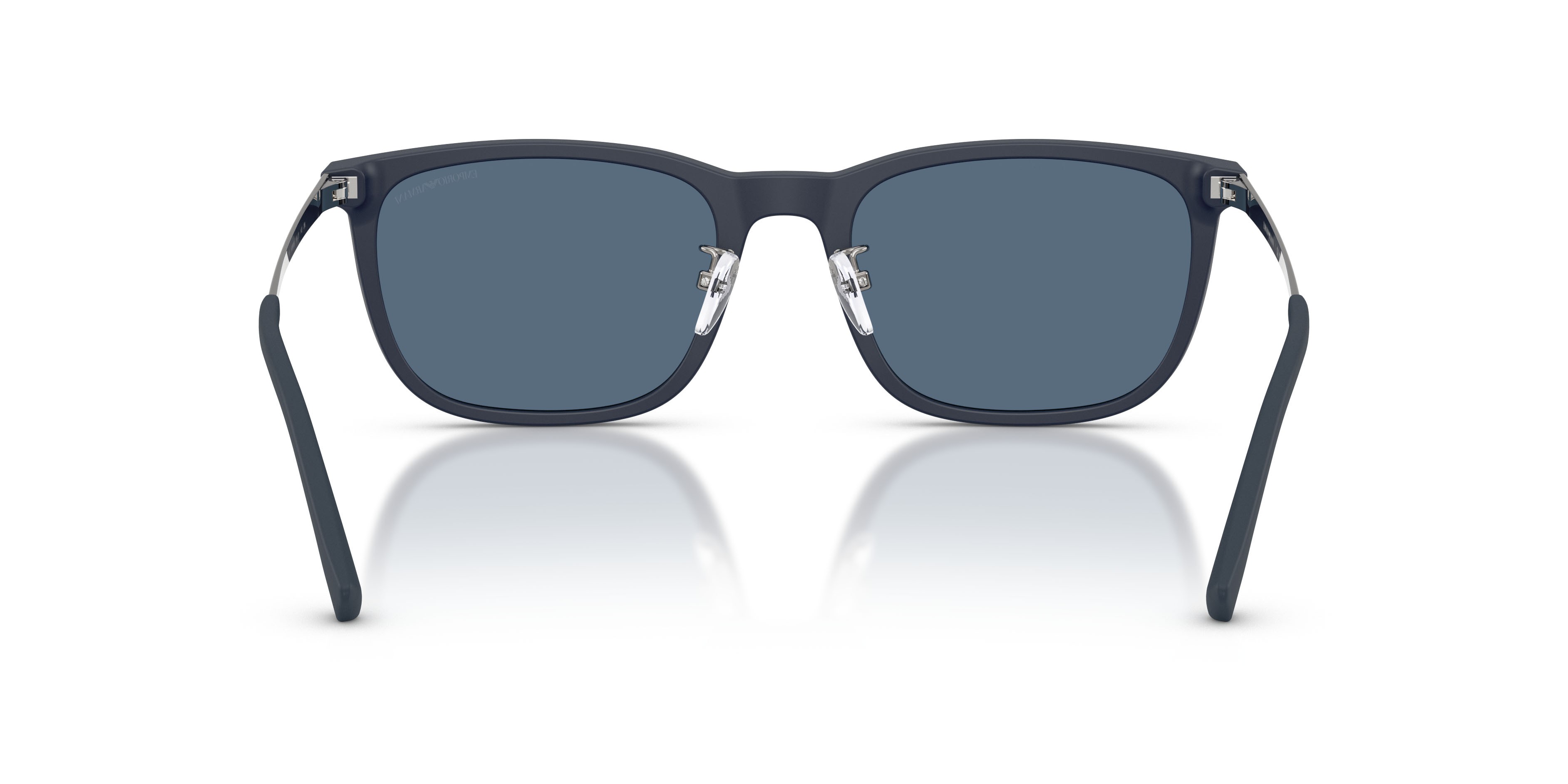Occhiali da sole Emporio Armani EA 4275D (508880) colore blu opaco forma quadrato lenti blu scuro