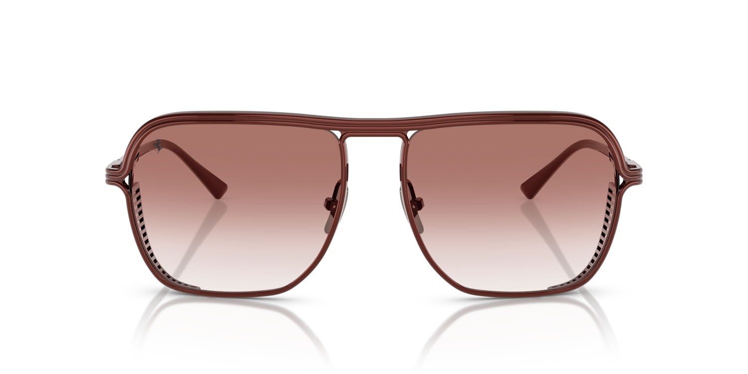 Occhiali da sole Ferrari FH 1014T (307/8D) colore bordeaux forma quadrato lenti bordeaux sfumato