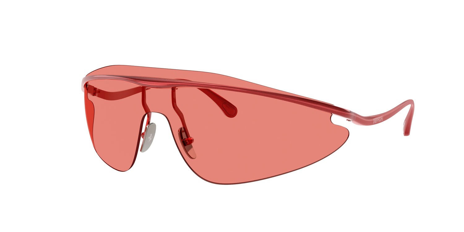 Occhiali da sole Ferrari FH 1015 (116/84) colore rosso forma irregolare lenti rosso