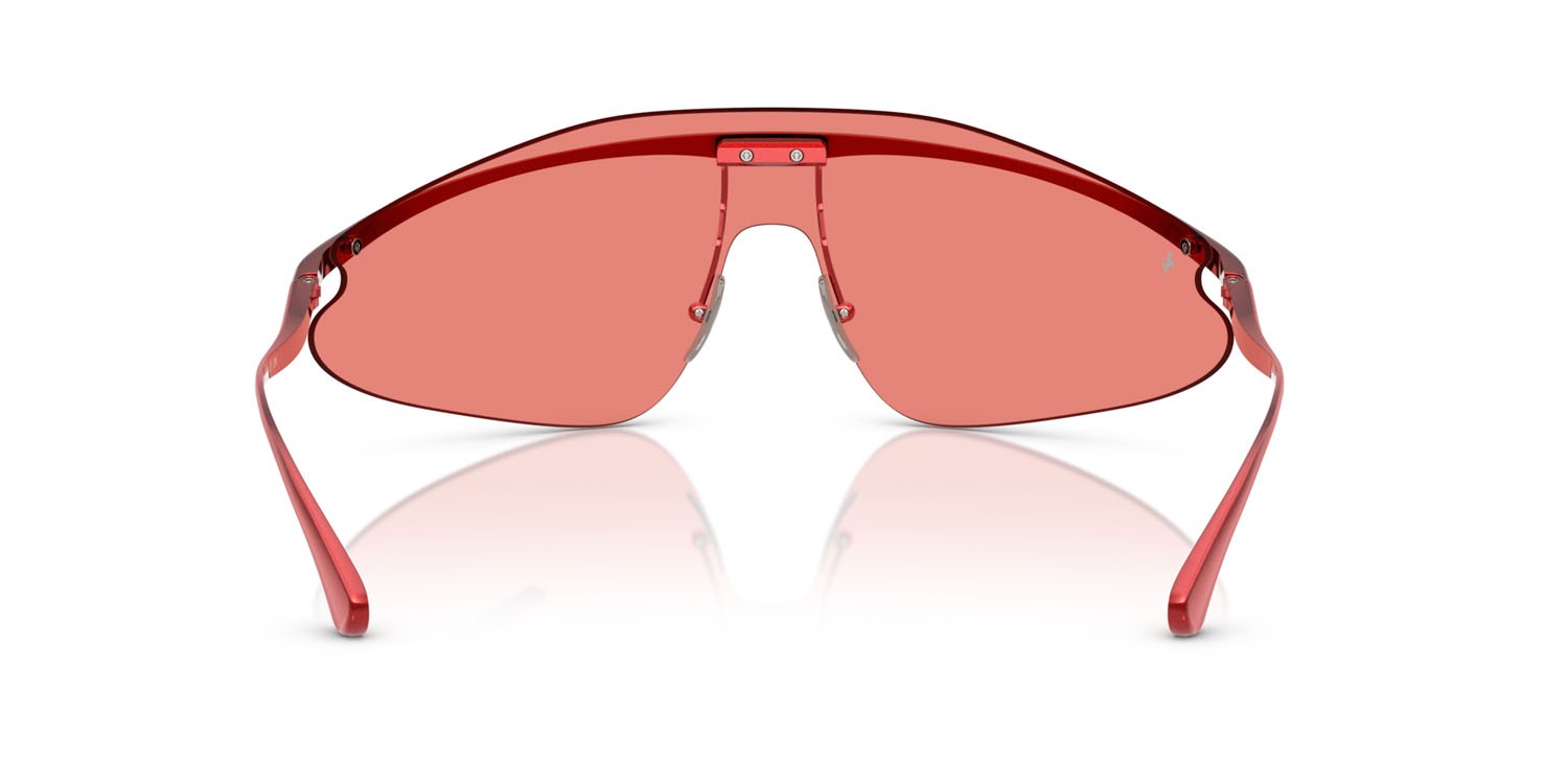 Occhiali da sole Ferrari FH 1015 (116/84) colore rosso forma irregolare lenti rosso