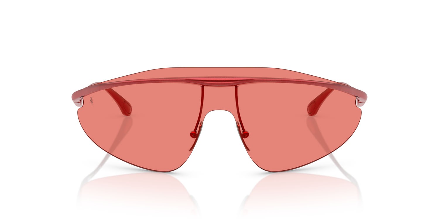 Occhiali da sole Ferrari FH 1015 (116/84) colore rosso forma irregolare lenti rosso