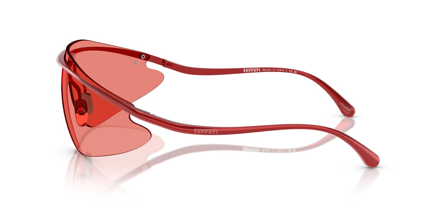 Occhiali da sole Ferrari FH 1015 (116/84) colore rosso forma irregolare lenti rosso