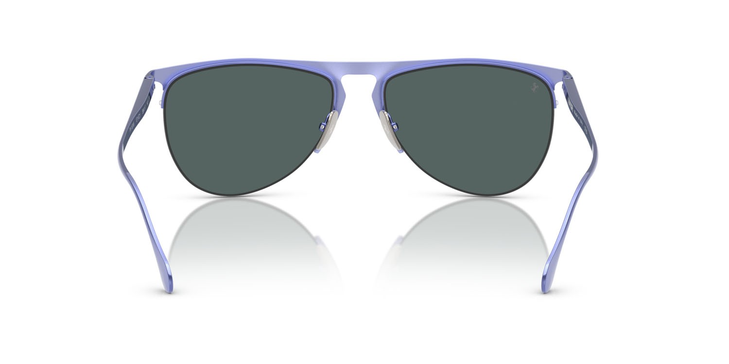 Occhiali da sole Ferrari FH 1016 (121/C1) colore lilla forma aviator lenti mirror lilac