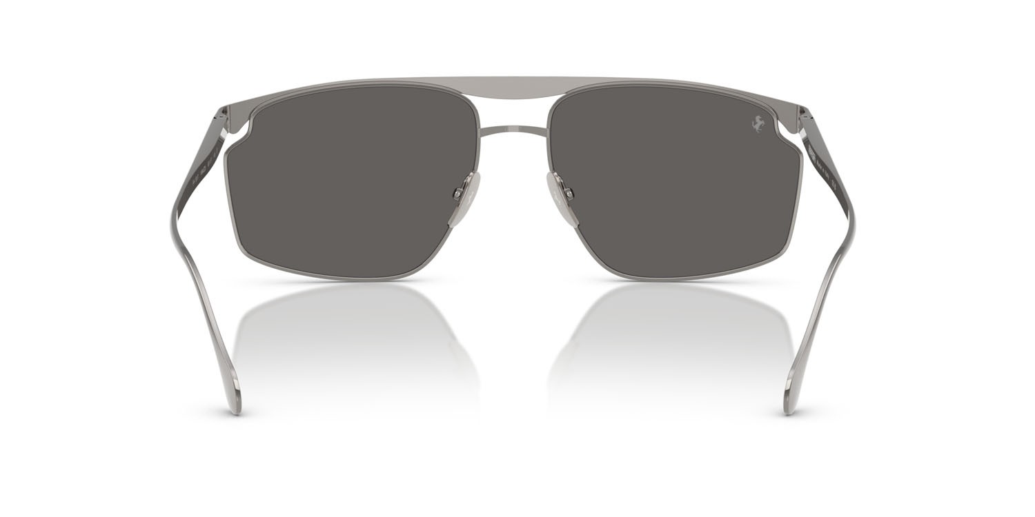Occhiali da sole Ferrari FH 1017 (104/Z3) colore gunmetal forma irregolare lenti argento a specchio