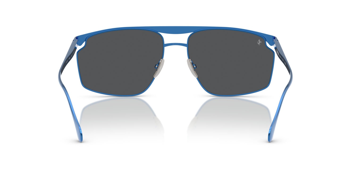 Occhiali da sole Ferrari FH 1017 (119/55) colore blu forma irregolare lenti blu a specchio