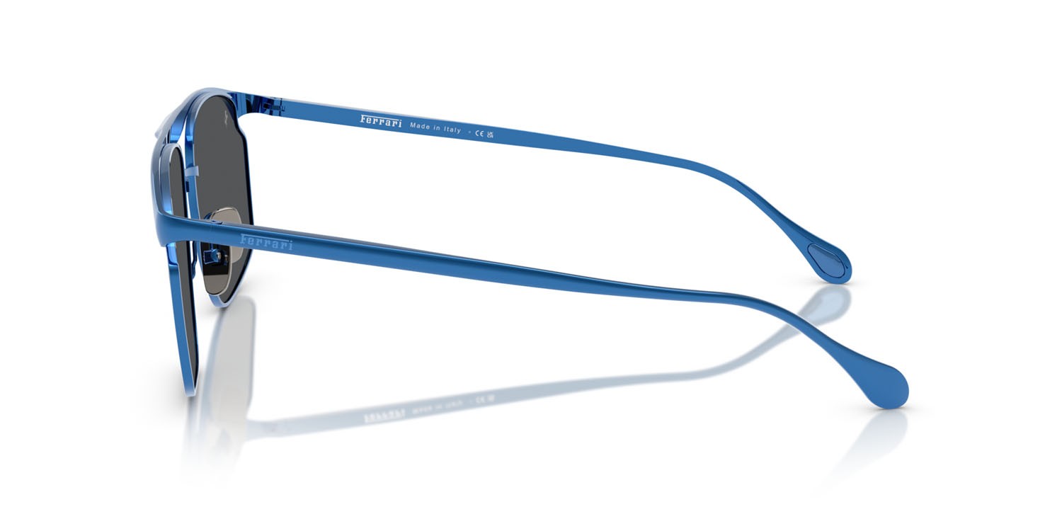 Occhiali da sole Ferrari FH 1017 (119/55) colore blu forma irregolare lenti blu a specchio
