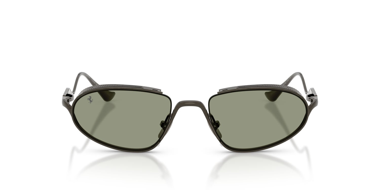 Occhiali da sole Ferrari FH 1022T (314/2) colore gunmetal forma ovale lenti verde