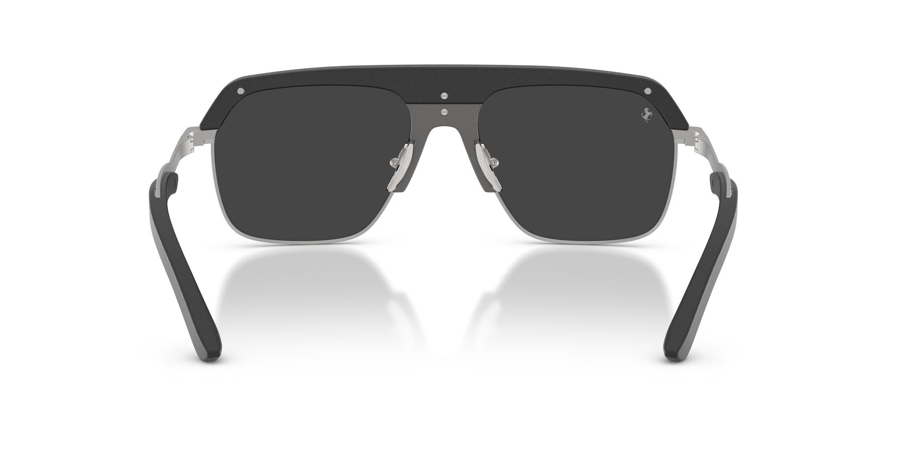 Occhiali da sole Ferrari FH 1026Q (135/48) colore nero forma quadrato lenti polar grigio scuro