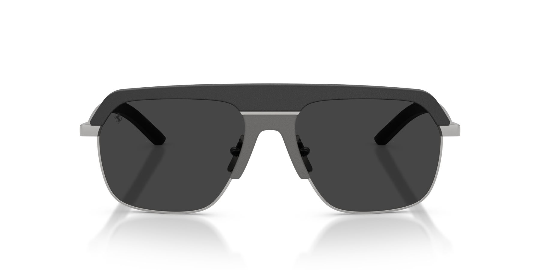 Occhiali da sole Ferrari FH 1026Q (135/48) colore nero forma quadrato lenti polar grigio scuro