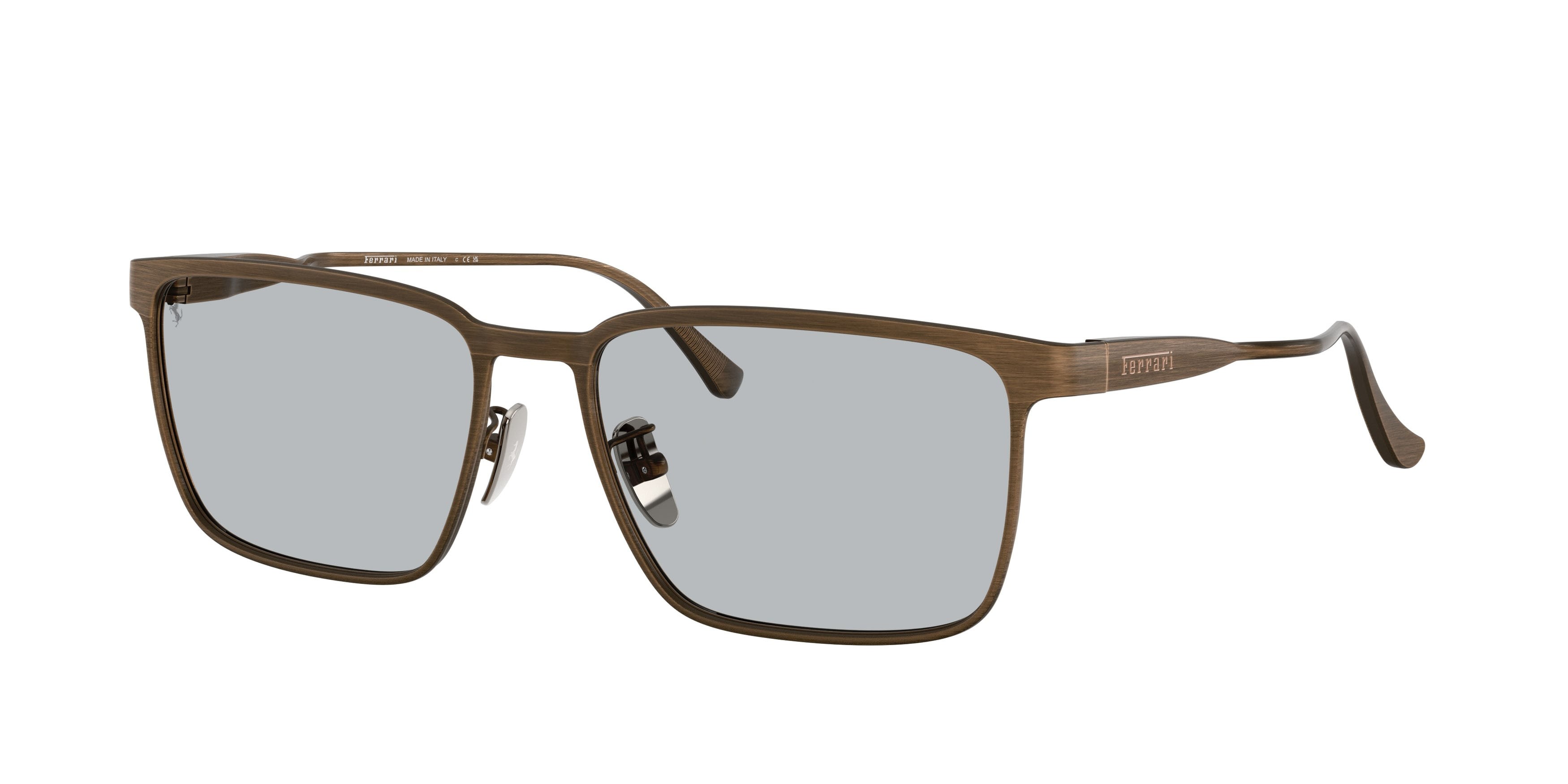 Occhiali da sole Ferrari FH 1033D (140/R5) colore grey/brown forma quadrato lenti grigio/cristallo
