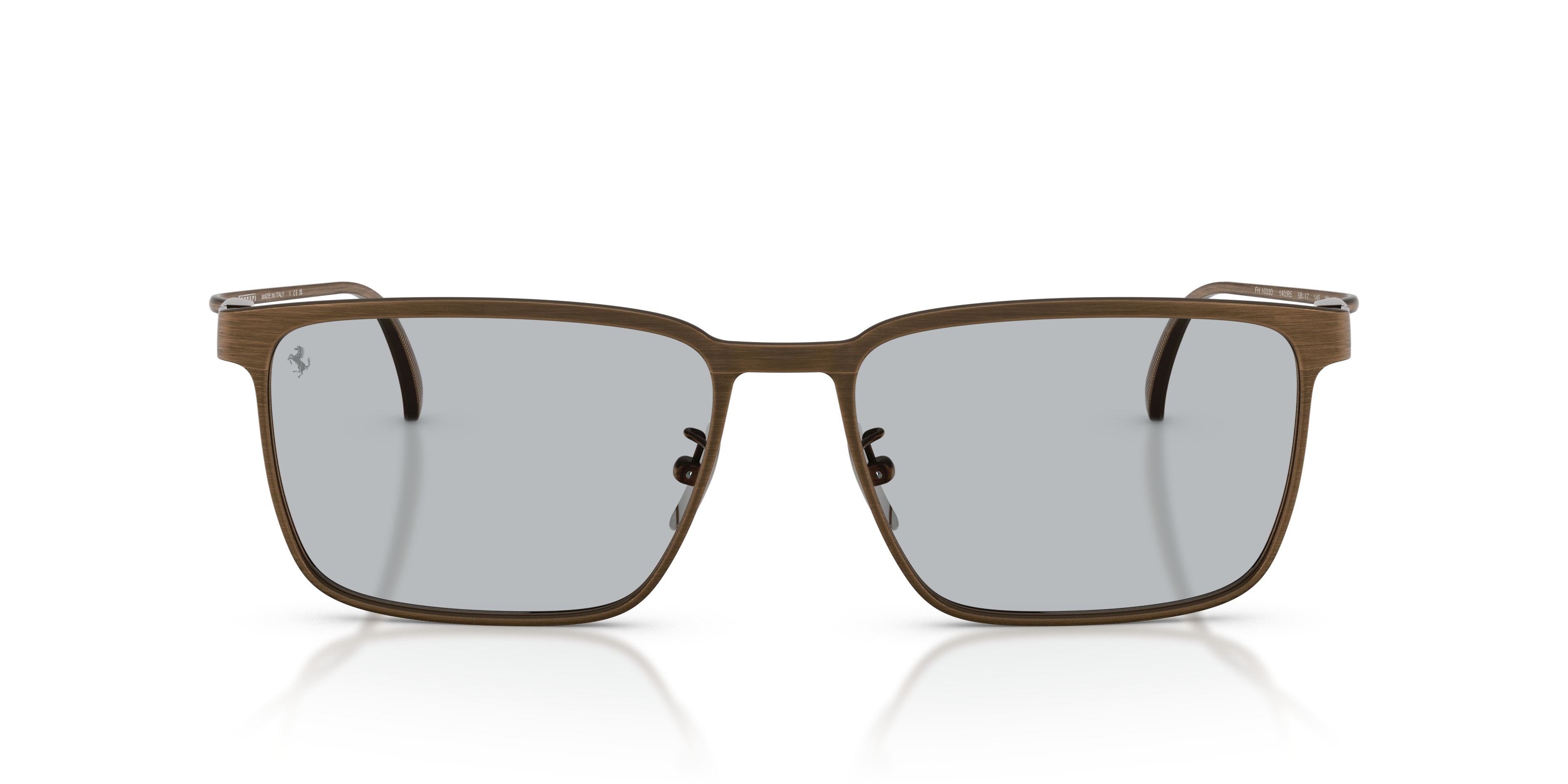 Occhiali da sole Ferrari FH 1033D (140/R5) colore grey/brown forma quadrato lenti grigio/cristallo