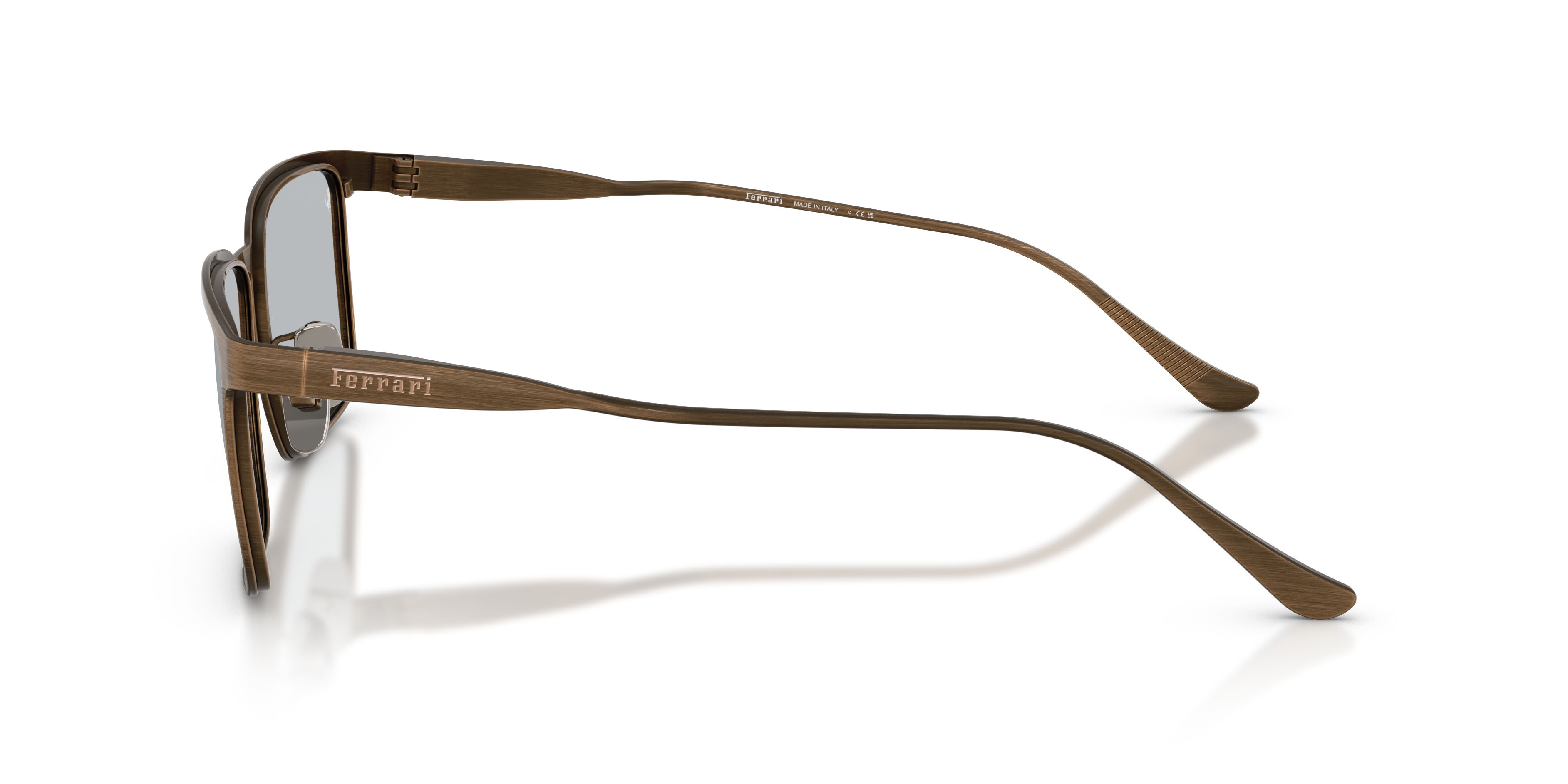 Occhiali da sole Ferrari FH 1033D (140/R5) colore grey/brown forma quadrato lenti grigio/cristallo