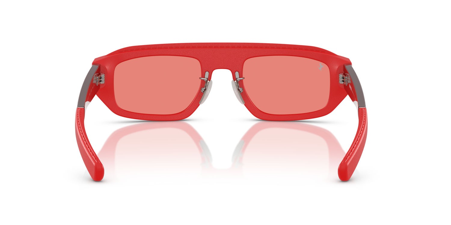 Occhiali da sole Ferrari FH 2010Q (719/84) colore rosso forma quadrato lenti rosso