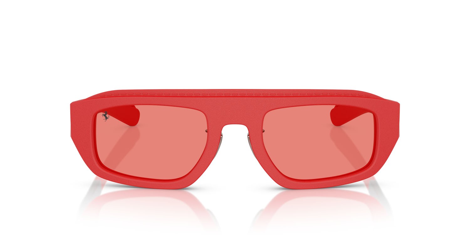 Occhiali da sole Ferrari FH 2010Q (719/84) colore rosso forma quadrato lenti rosso