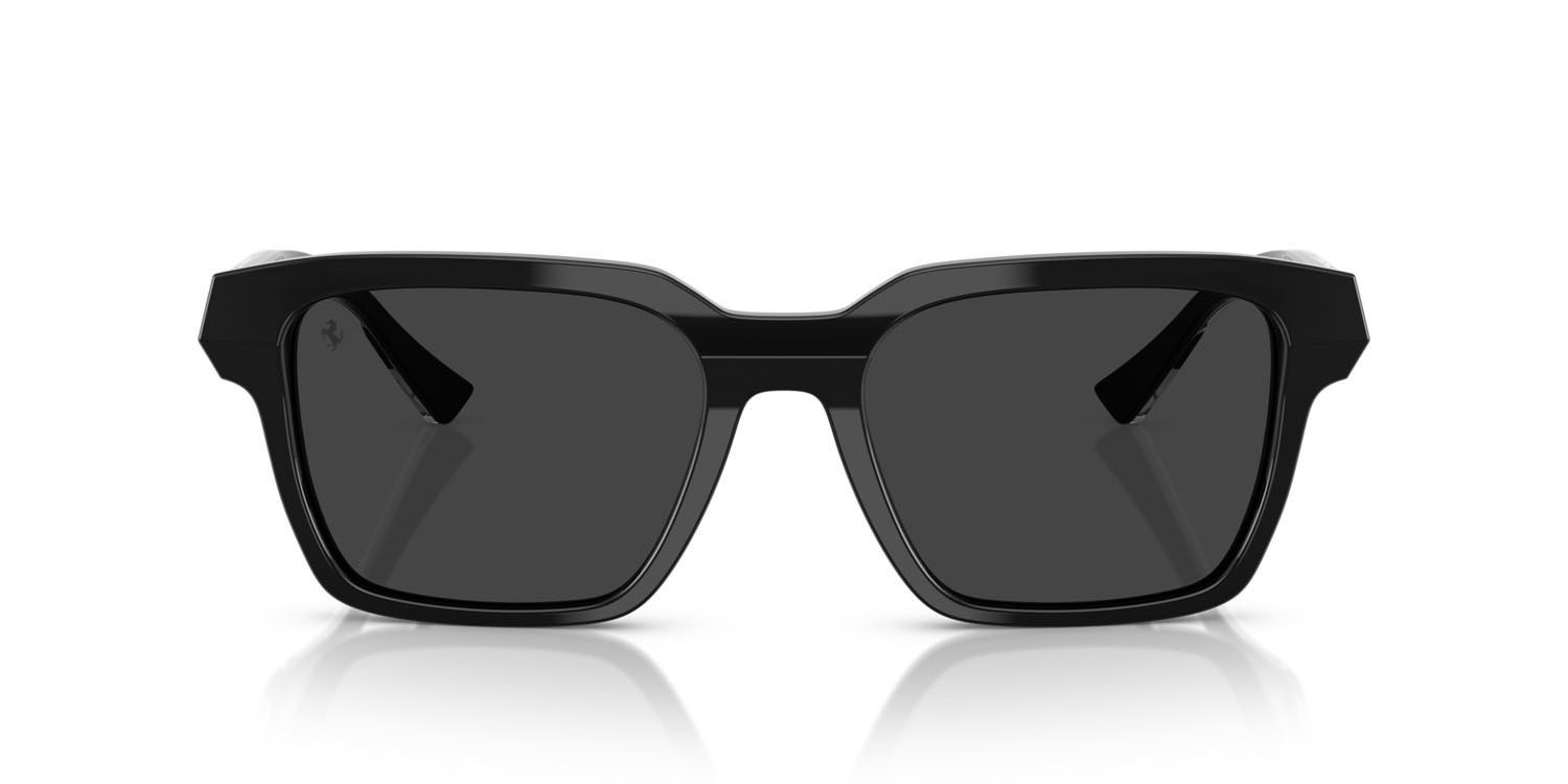 Occhiali da sole Ferrari FH 2011U (701/48) colore nero forma quadrato lenti polar grigio