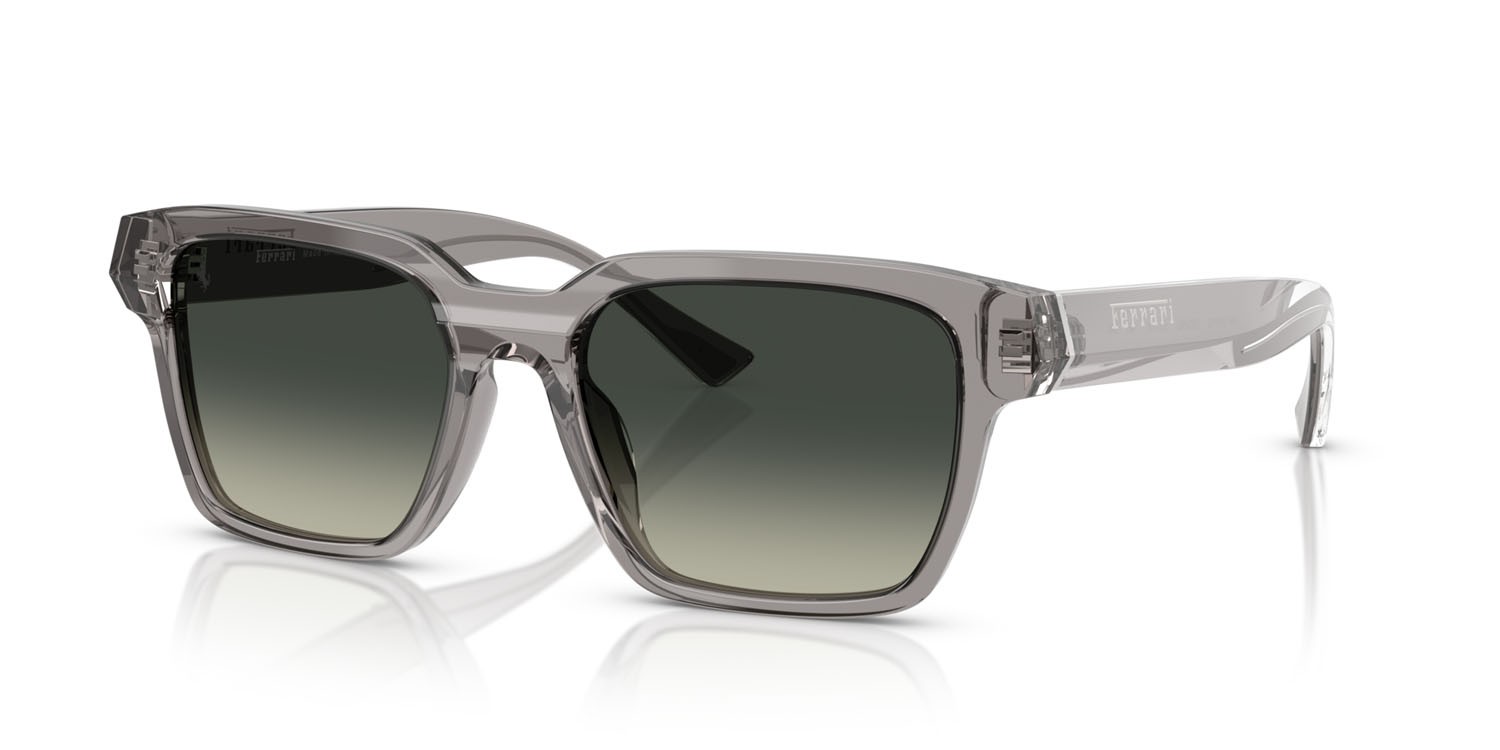 Occhiali da sole Ferrari FH 2011U (703/SG) colore grigio trasparente forma quadrato lenti grigio sfumato