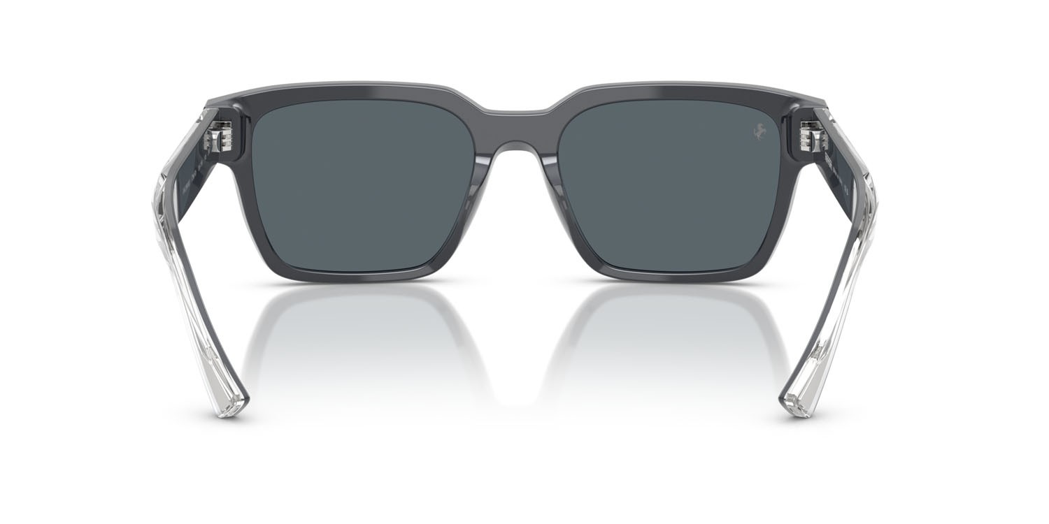 Occhiali da sole Ferrari FH 2011U (726/R5) colore grigio iridescente forma quadrato lenti grigio