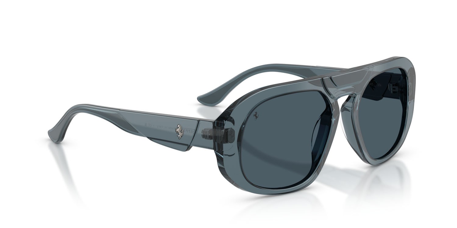 Occhiali da sole Ferrari FH 2014U (736/56) colore oceano forma quadrato lenti azzurro