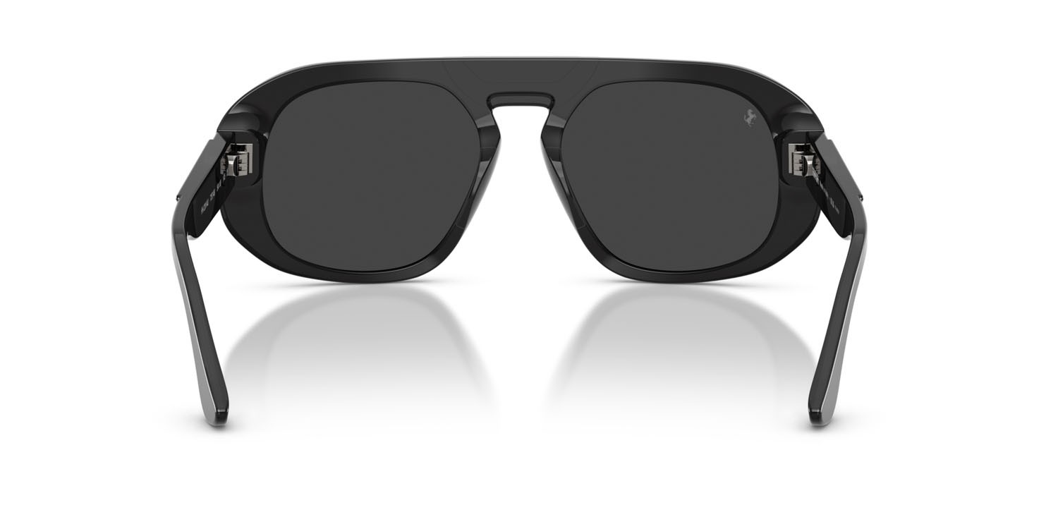 Occhiali da sole Ferrari FH 2014U (737/48) colore nero forma quadrato lenti polar nera