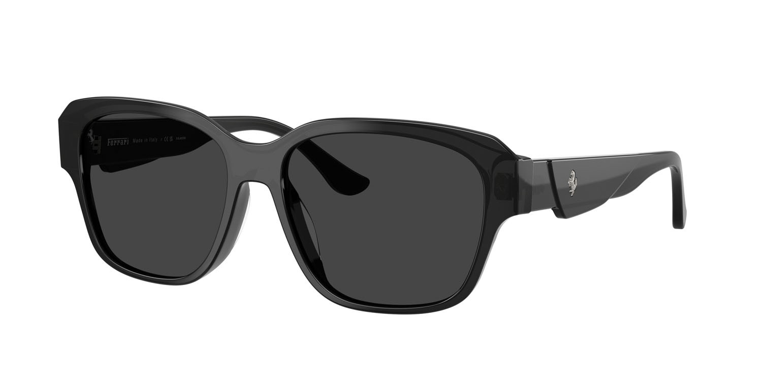 Occhiali da sole Ferrari FH 2016D (737/48) colore nero forma quadrato lenti polarizzata nero