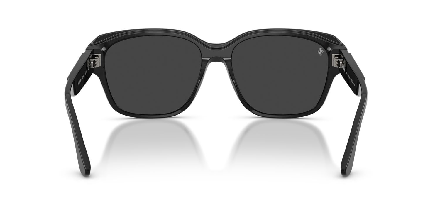 Occhiali da sole Ferrari FH 2016D (737/48) colore nero forma quadrato lenti polarizzata nero
