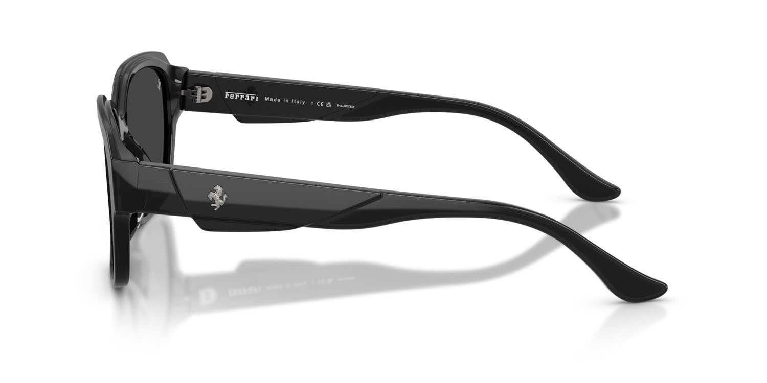Occhiali da sole Ferrari FH 2016D (737/48) colore nero forma quadrato lenti polarizzata nero