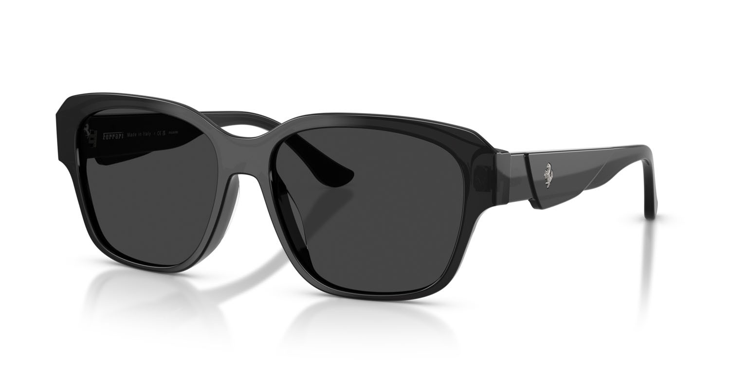 Occhiali da sole Ferrari FH 2016D (737/48) colore nero forma quadrato lenti polarizzata nero