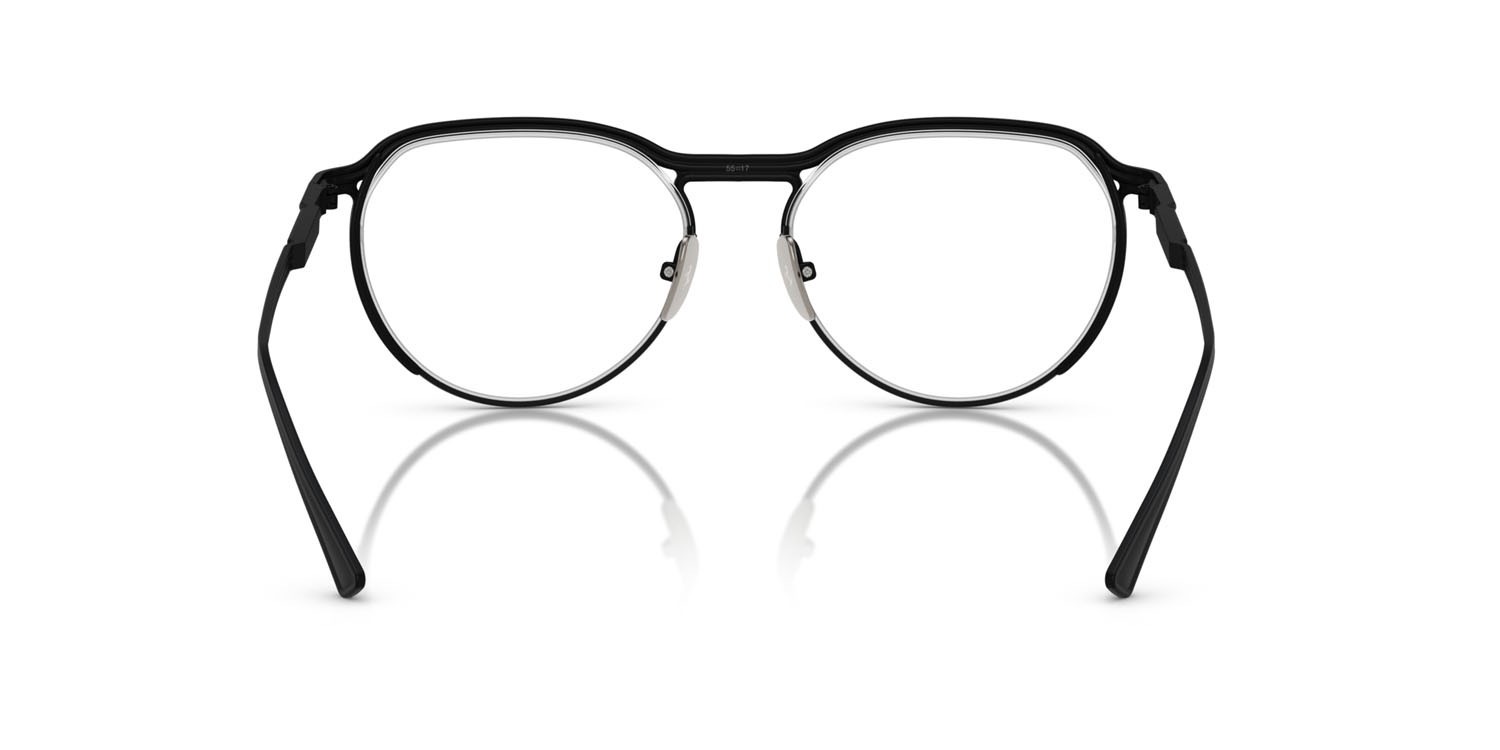 Occhiali da vista Ferrari FH 3004T (301) colore nero opaco forma ovale lenti lente demo