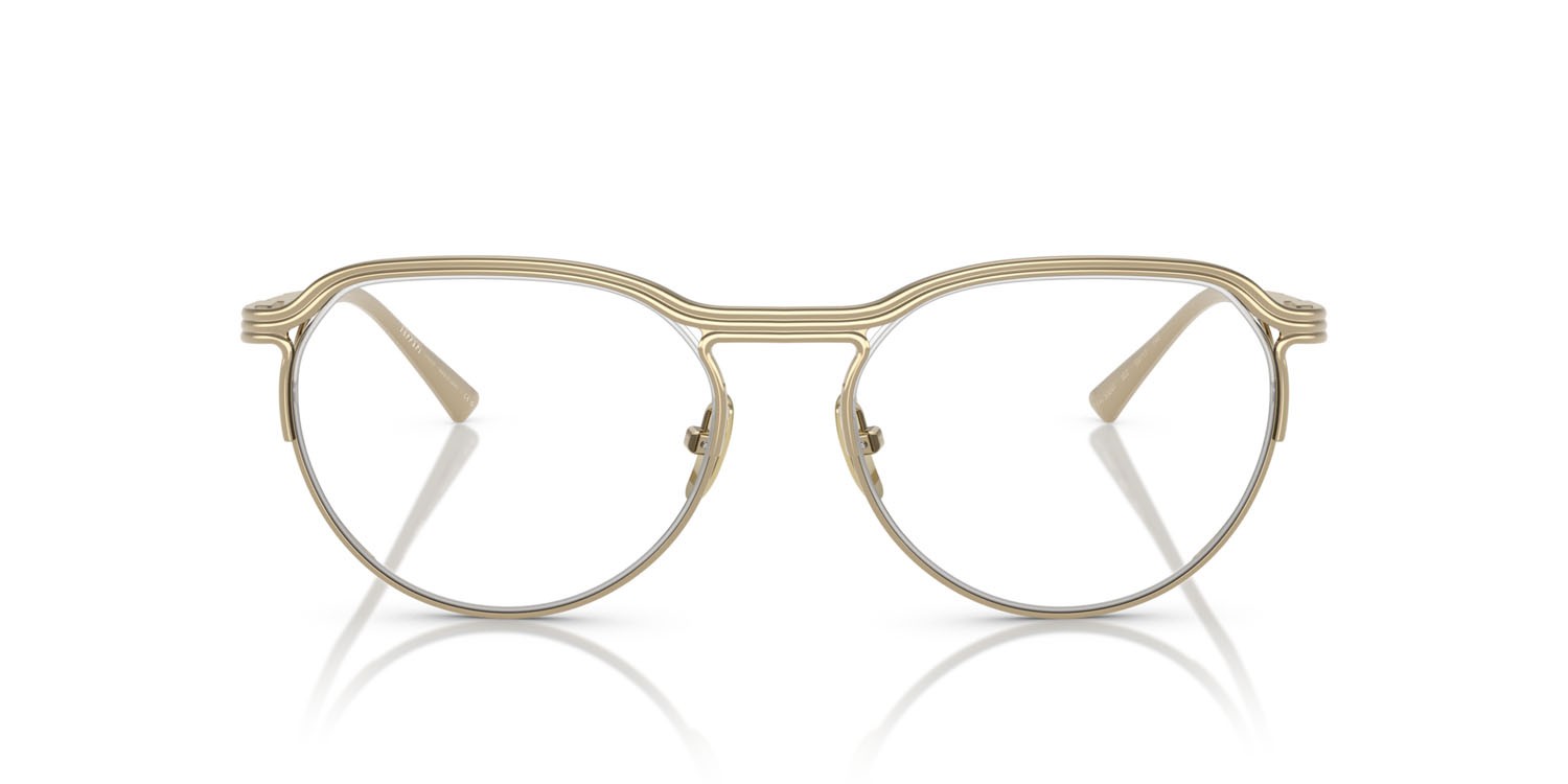 Occhiali da vista Ferrari FH 3004T (302) colore oro pallido forma ovale lenti lente demo
