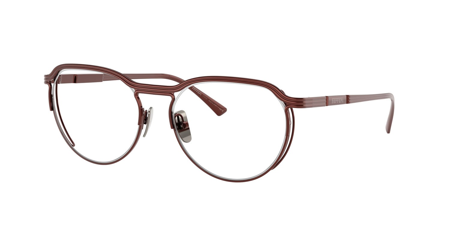 Occhiali da vista Ferrari FH 3004T (307) colore bordeaux forma ovale lenti lente demo