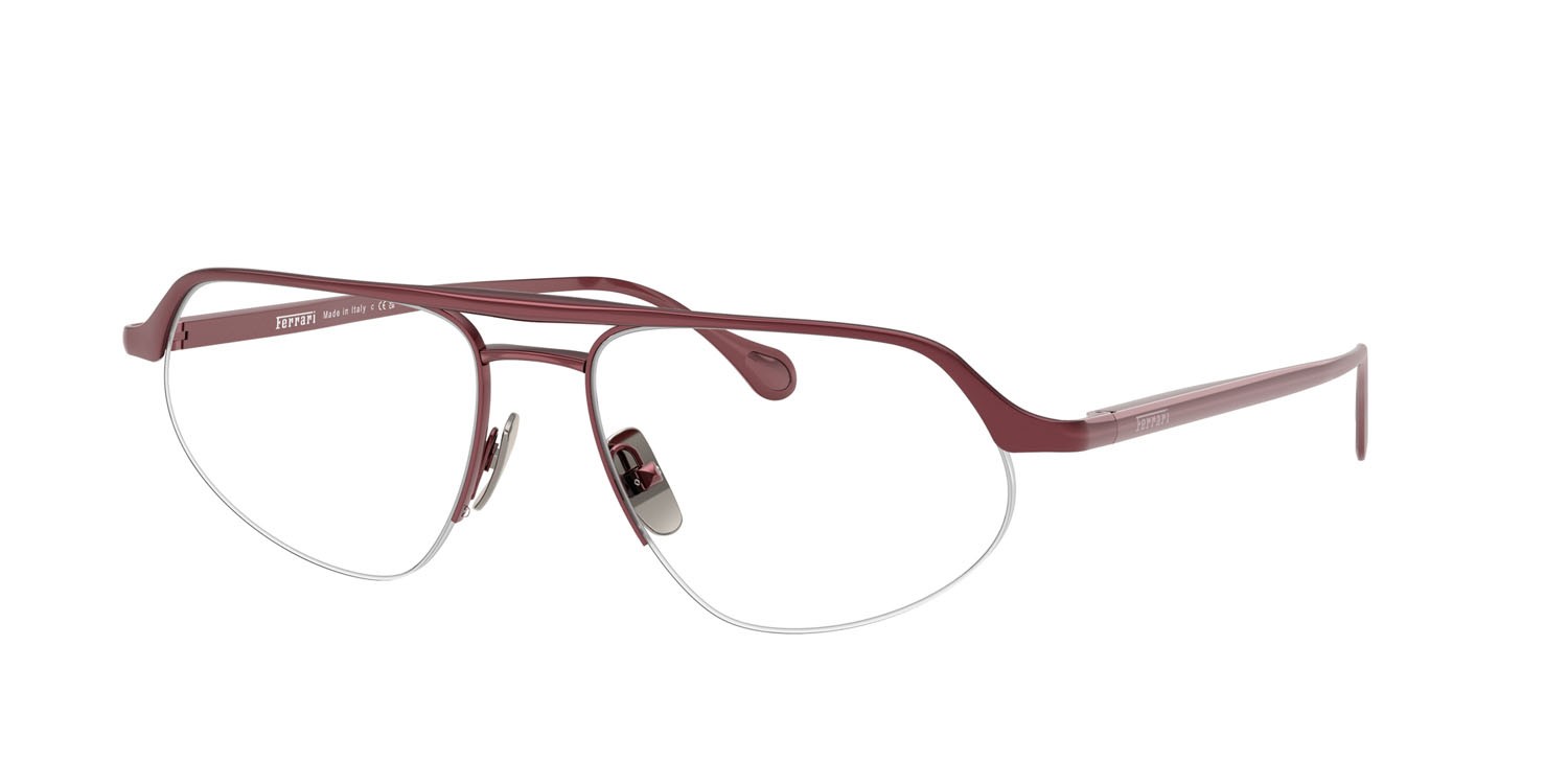 Occhiali da vista Ferrari FH 3005 (120) colore bordeaux forma irregolare lenti lente demo