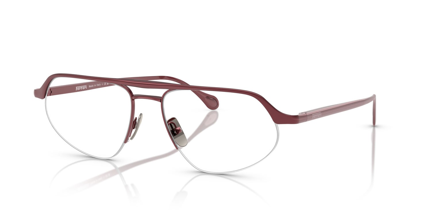 Occhiali da vista Ferrari FH 3005 (120) colore bordeaux forma irregolare lenti lente demo