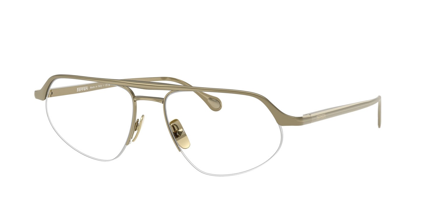 Occhiali da vista Ferrari FH 3005 (122) colore oro forma irregolare lenti lente demo