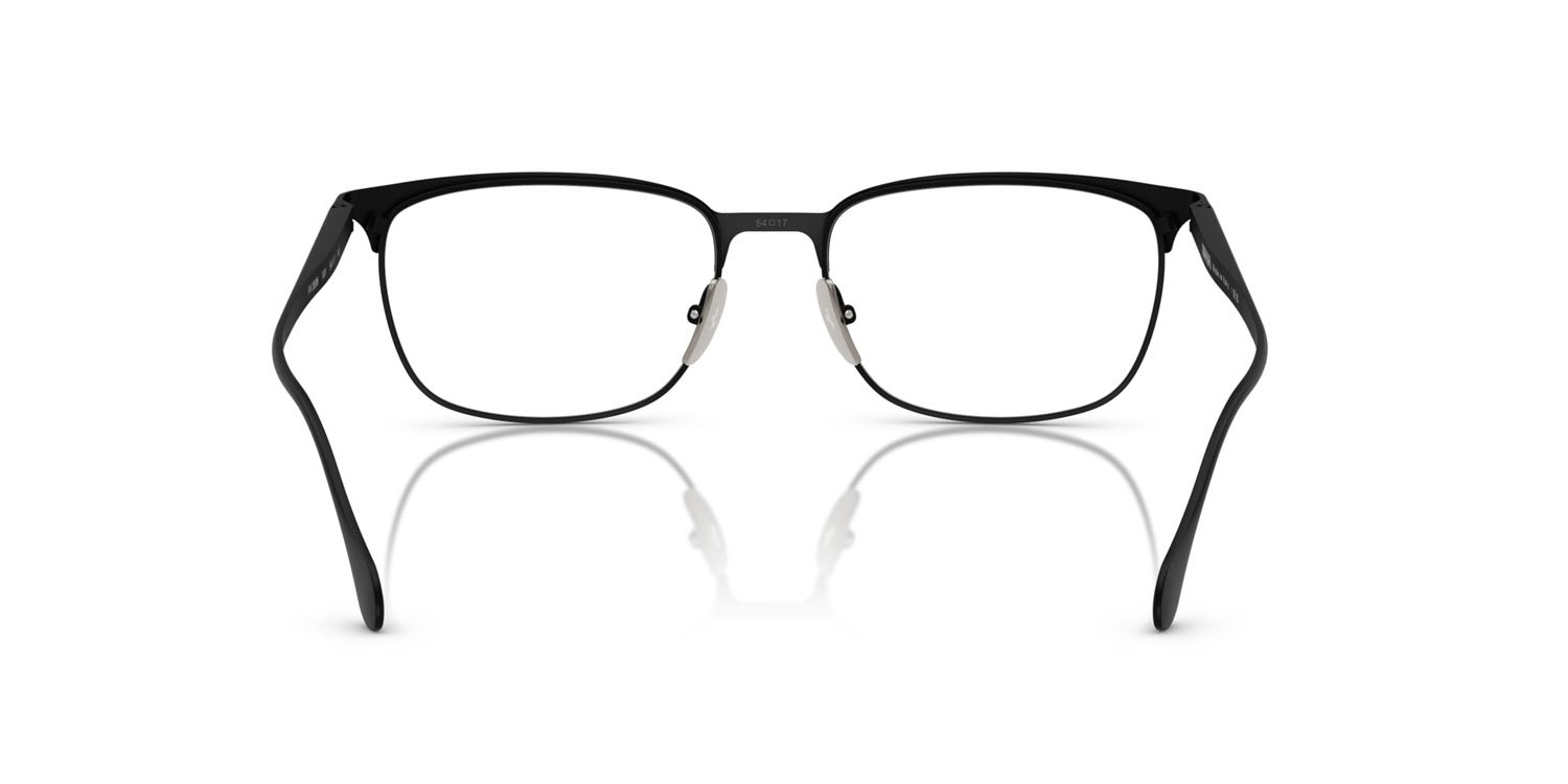 Occhiali da vista Ferrari FH 3006 (101) colore nero opaco forma quadrato lenti lente demo