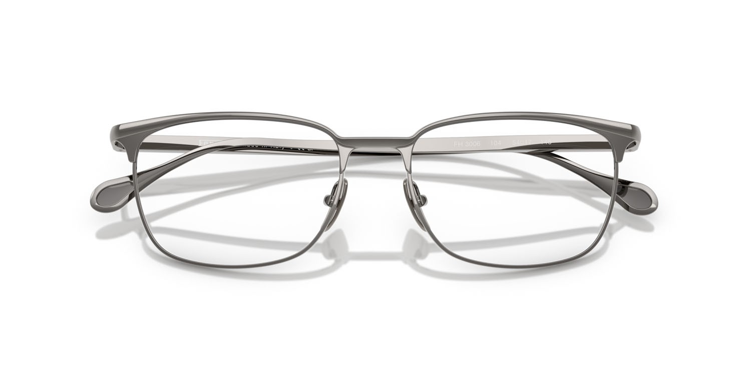 Occhiali da vista Ferrari FH 3006 (104) colore gunmetal forma quadrato lenti lente demo