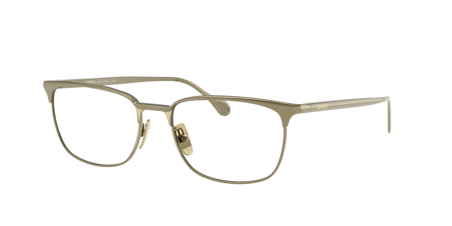 Occhiali da vista Ferrari FH 3006 (122) colore oro forma quadrato lenti lente demo