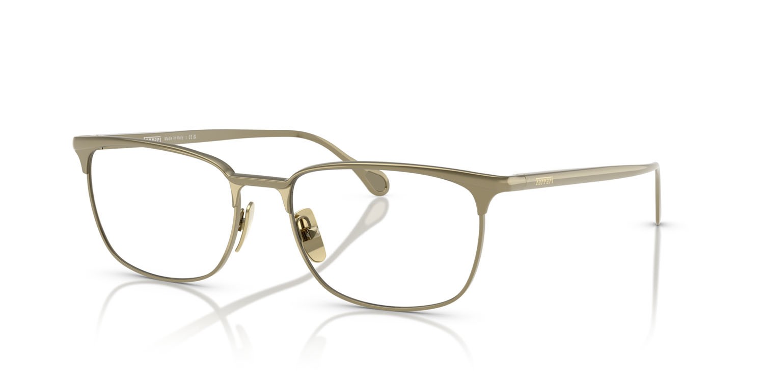 Occhiali da vista Ferrari FH 3006 (122) colore oro forma quadrato lenti lente demo