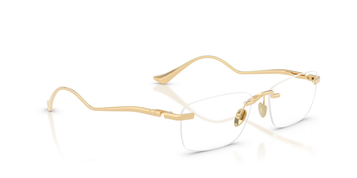 Occhiali da vista Ferrari FH 3007T (316) colore oro forma quadrato lenti lente demo
