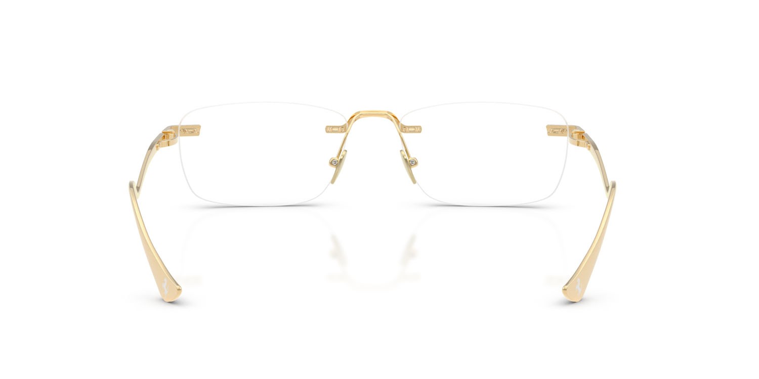Occhiali da vista Ferrari FH 3007T (316) colore oro forma quadrato lenti lente demo