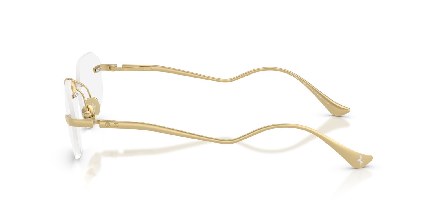 Occhiali da vista Ferrari FH 3008T (313) colore oro opaco forma ovale lenti lente demo