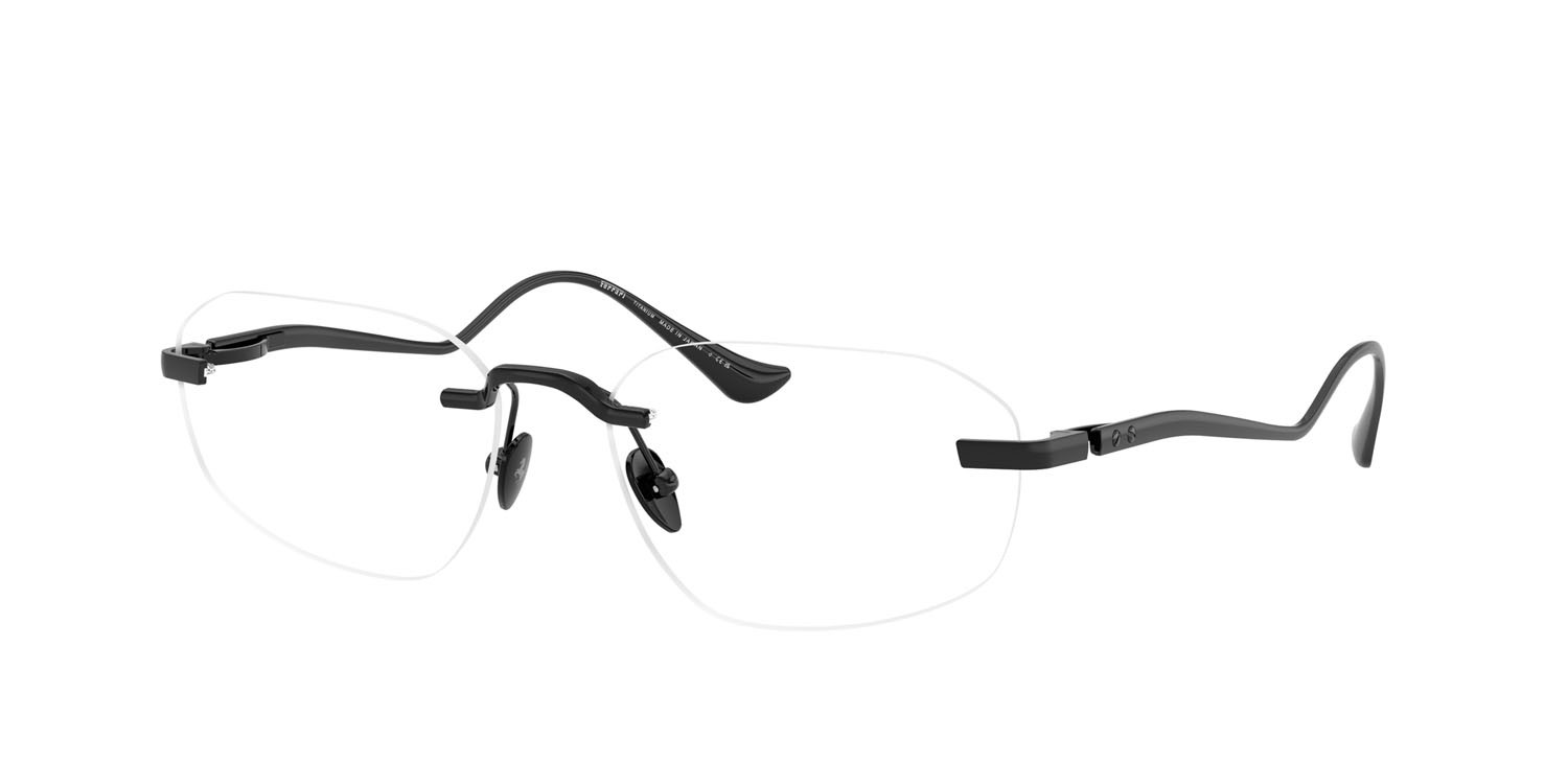 Occhiali da vista Ferrari FH 3008T (317) colore nero forma ovale lenti lente demo