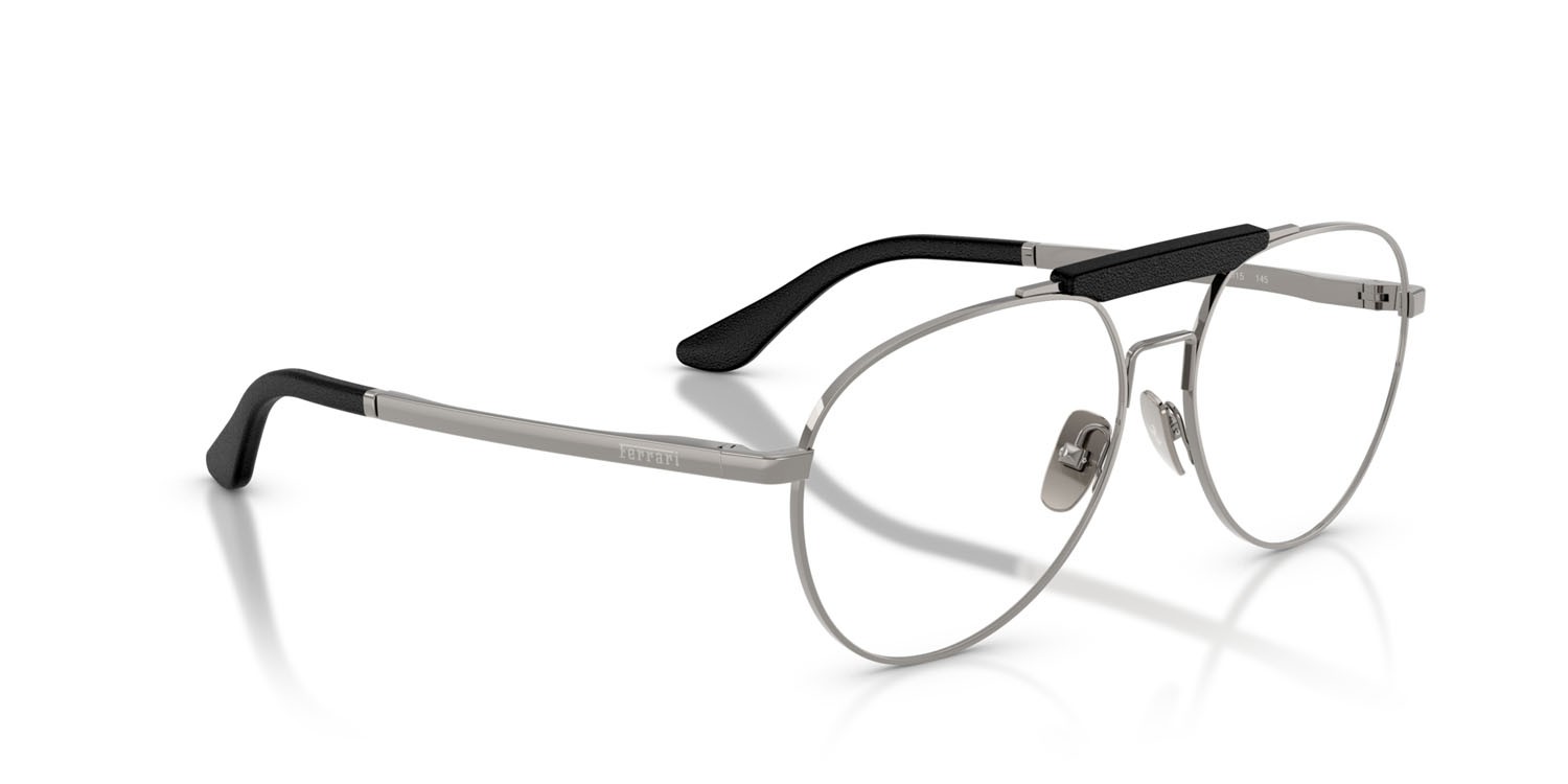 Occhiali da vista Ferrari FH 3009Q (104) colore gunmetal forma aviator lenti lente demo