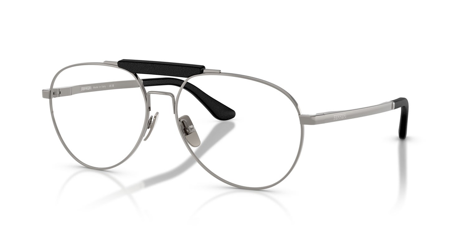 Occhiali da vista Ferrari FH 3009Q (104) colore gunmetal forma aviator lenti lente demo