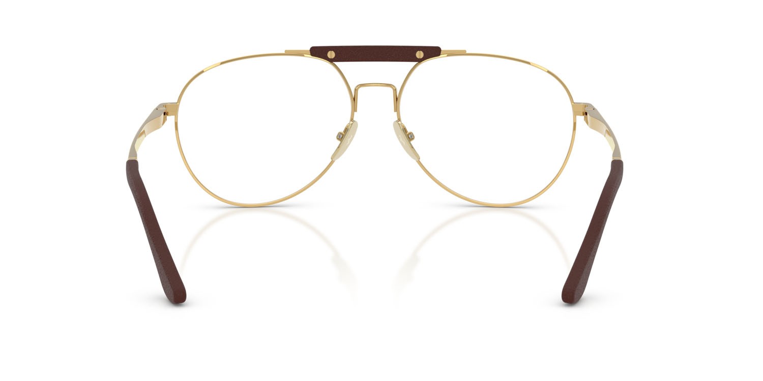 Occhiali da vista Ferrari FH 3009Q (127) colore oro forma aviator lenti lente demo